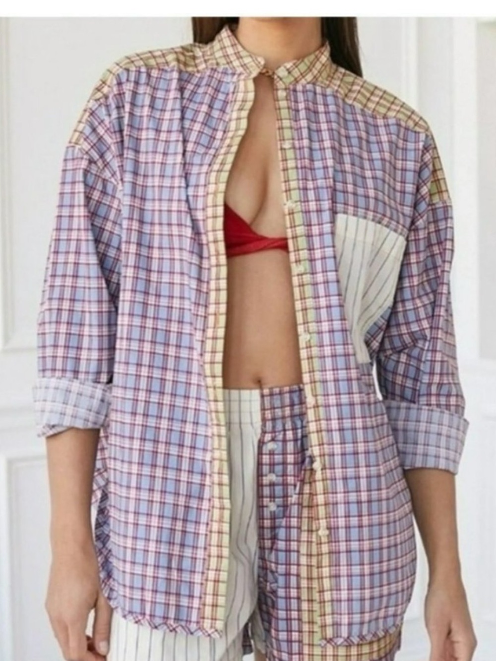 Urban Outfitters Out From Under Baliey Plaid Boyfriend Shirt, Size XS/S - NWOT!